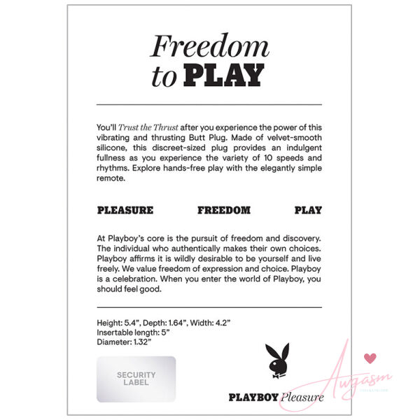Playboy Pleasure Trust The Thrust - Image 2