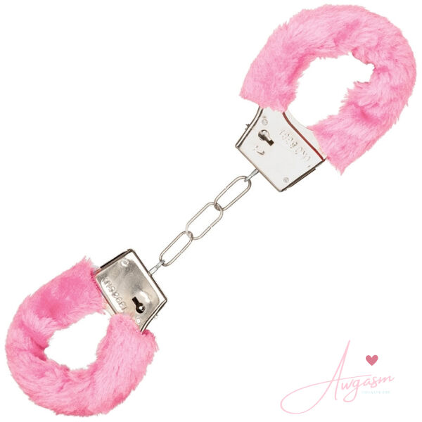 Playful Furry Cuffs-Pink - Image 2