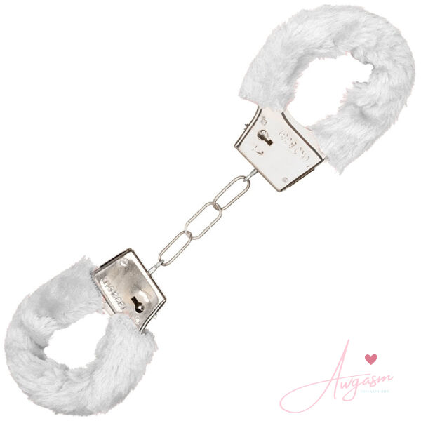 Playful Furry Cuffs-White - Image 2