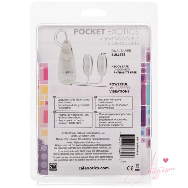 Pocket Exotics Double Bullets-Silver - Image 3