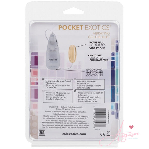Pocket Exotics Passion Bullet-Gold - Image 3
