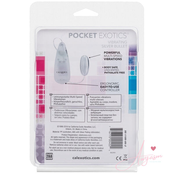 Pocket Exotics Single Bullet-Silver - Image 3