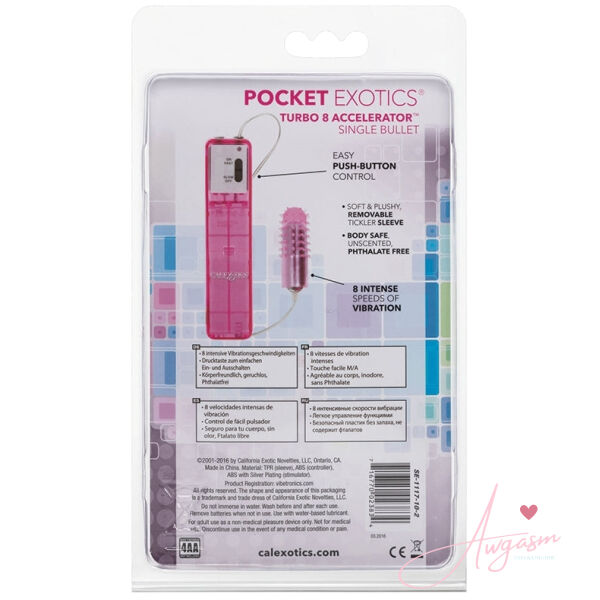 Pocket Exotics Turbo 8 Accelerator Single-Pink - Image 3