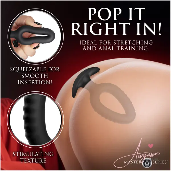 Pop Plugs 3 Piece Hollow Silicone Anal Trainer Set - Image 3