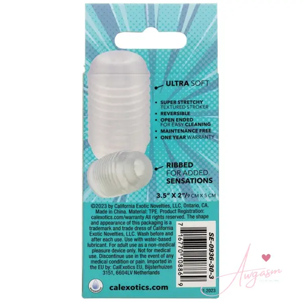 Pop Sock Ribbed-Clear - Image 4