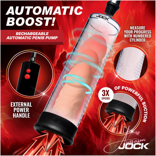 Power Up Rechargeable Automatic Penis Pump - Image 2