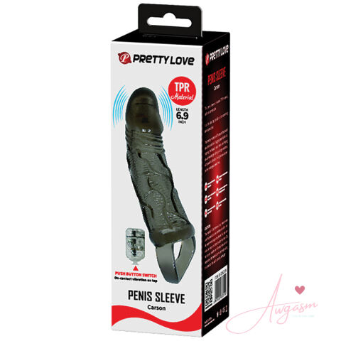 Pretty Love Carson Penis Sleeve-Black