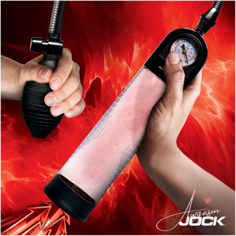 Pump Up Gauge Penis Pump with Bulb