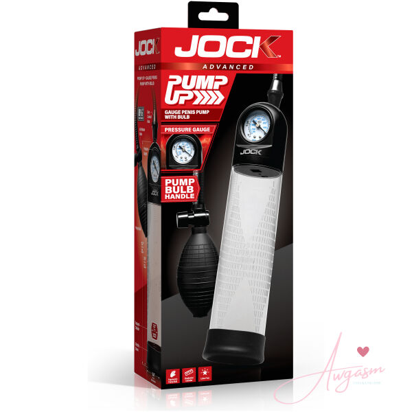 Pump Up Gauge Penis Pump with Bulb - Image 6