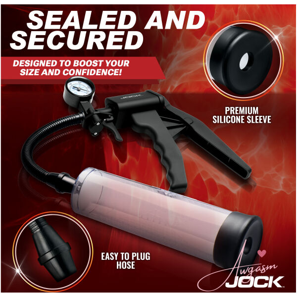 Pump Up Penis Pump with Gauge & Trigger Handle - Image 4