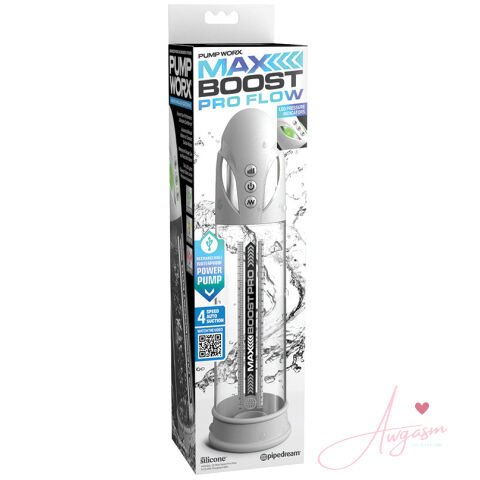 Pump Worx Max Boost Pro Flow-White/Clear