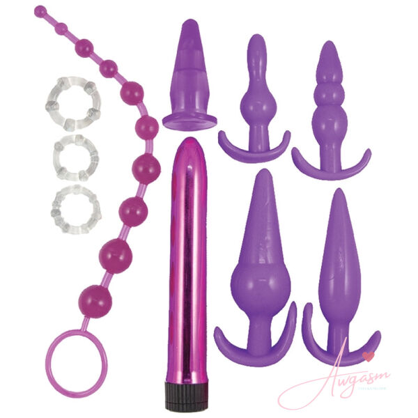 Purple Elite Collection Anal Play Kit-Purple - Image 2