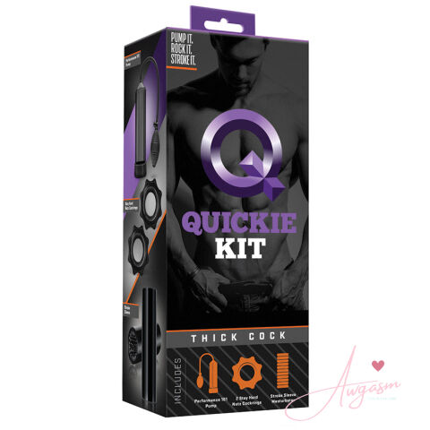 Quickie Kit Thick Cock-Black