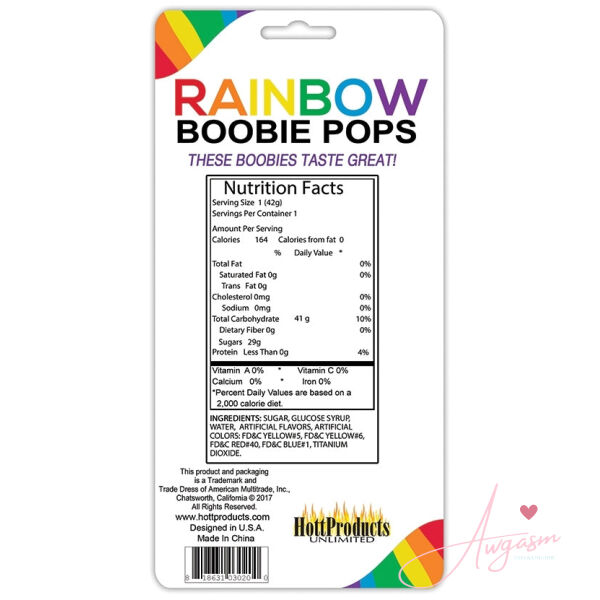 Rainbow Boobie Candy Pop - Image 2