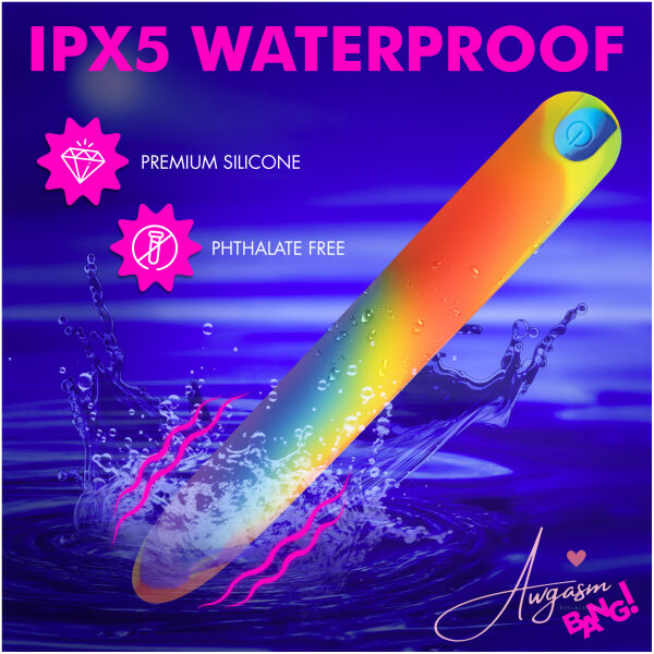 Rainbow Silicone Vibrator - Image 4