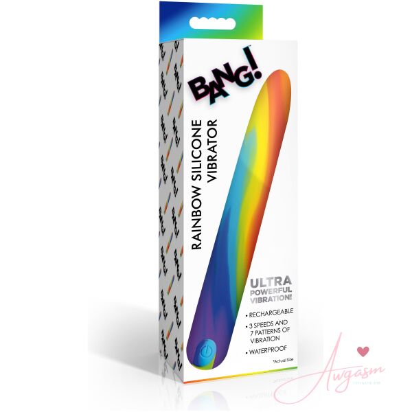 Rainbow Silicone Vibrator - Image 7