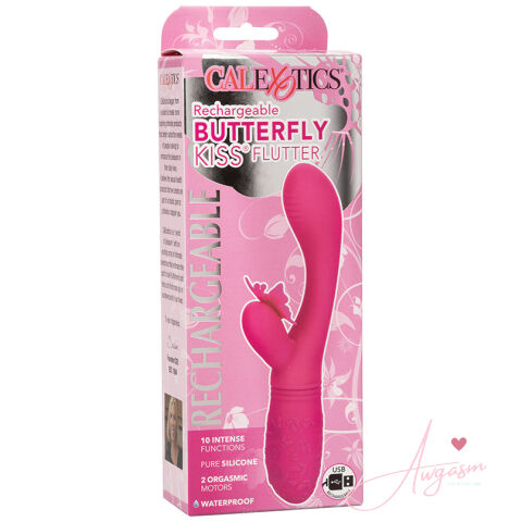 Rechargeable Butterfly Kiss Flutter-Pink