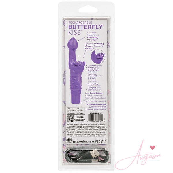 Rechargeable Butterfly Kiss-Purple - Image 4