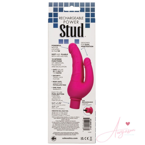 Rechargeable Power Stud Over & Under-Pink - Image 4