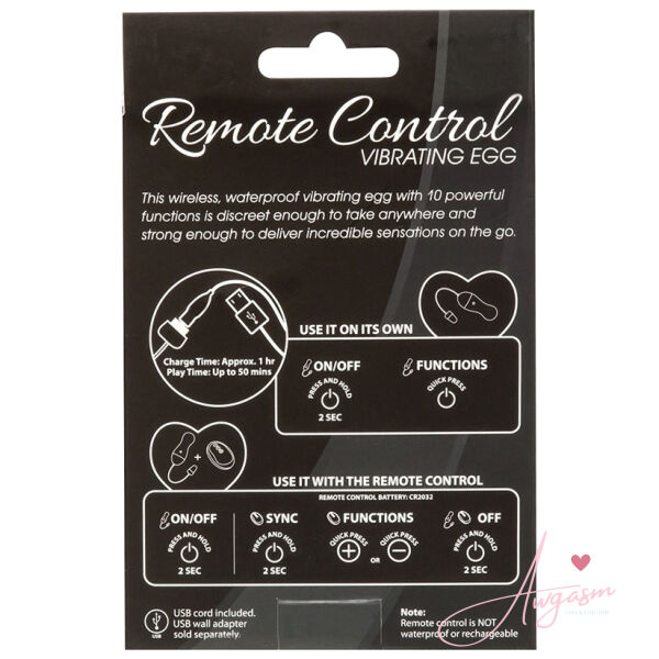 Remote Control Vibrating Egg-Purple - Image 3
