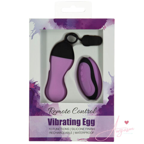 Remote Control Vibrating Egg-Purple