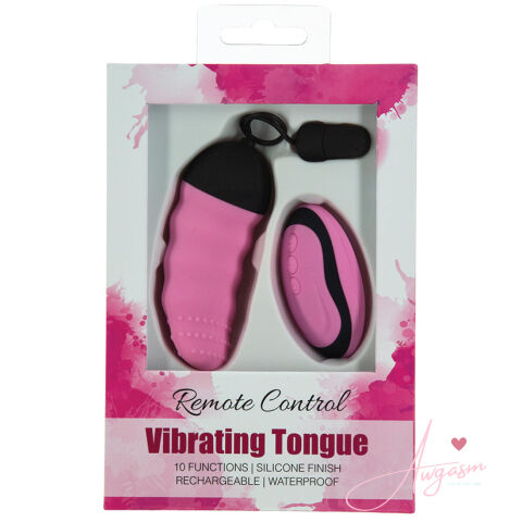 Remote Control Vibrating Tongue-Pink