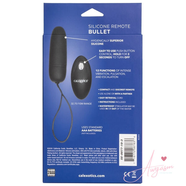 Remote Silicone Bullet-Black - Image 4
