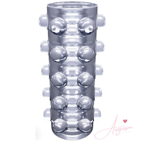 Rize Switch Glow In The Dark Self Lubricating Stroker-Clear - Image 2