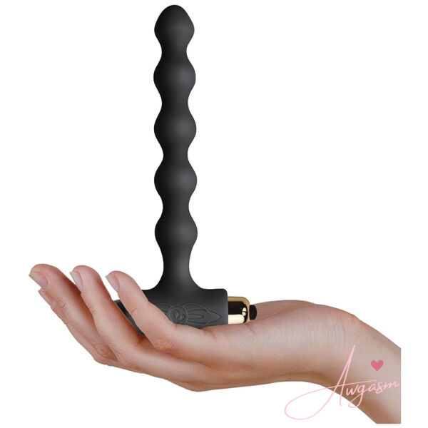 Rocks-Off Petite Sensations Pearls 7 Speed-Black - Image 3
