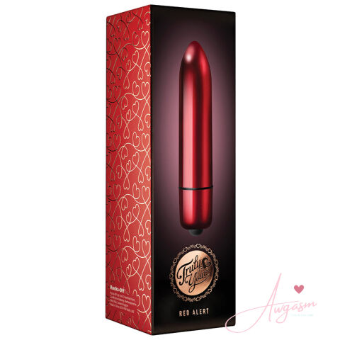 Rocks-Off Truly Yours 120mm 10 Speed Bullet-Red Alert