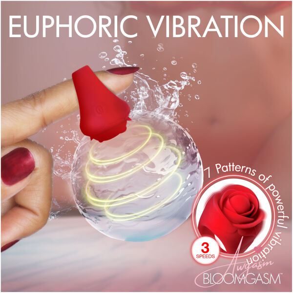 Rose Ring Discreet Finger Vibrator - Image 2