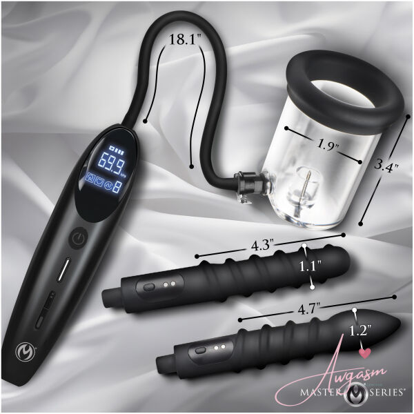 Rosebud Driller Deluxe Set Vibrating Silicone Rosebud Pump - Image 5