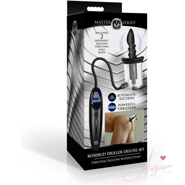 Rosebud Driller Deluxe Set Vibrating Silicone Rosebud Pump - Image 7