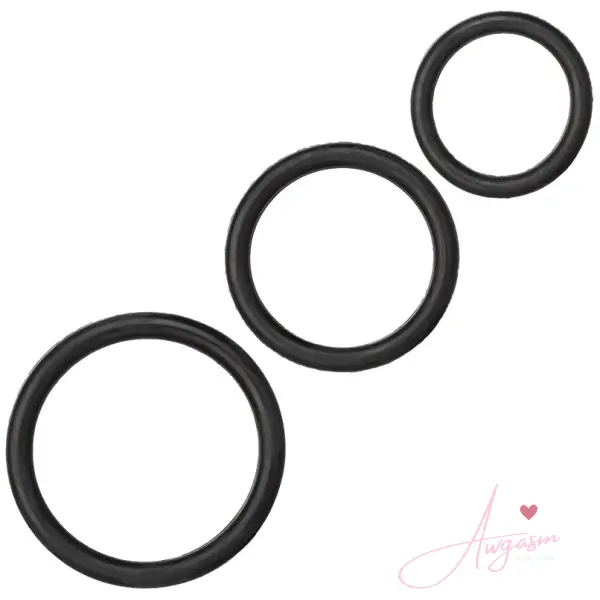 Rubber Rings-Black 3Pk - Image 2