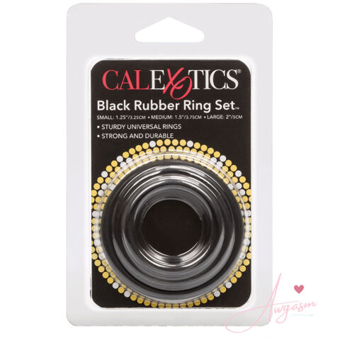 Rubber Rings-Black 3Pk