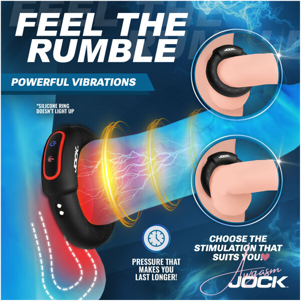 Rumbler Vibrating & Warming C-Ring - 1.8" - Image 3