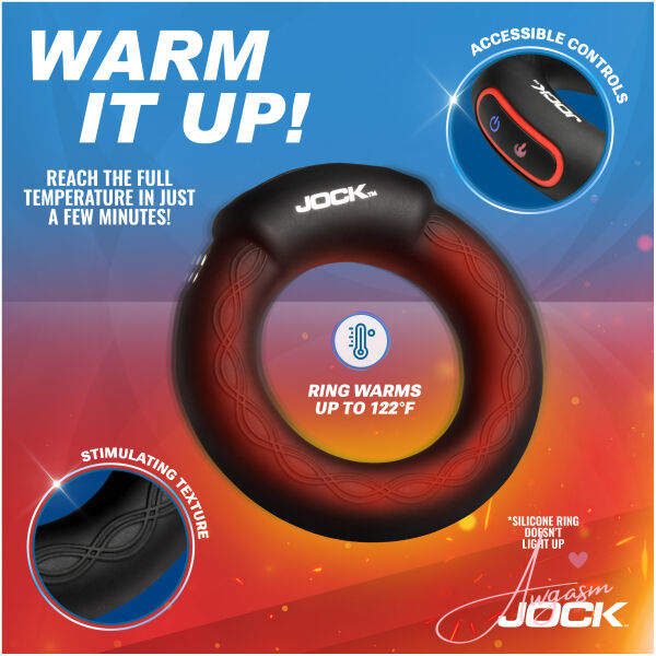 Rumbler Vibrating & Warming C-Ring - 1.8" - Image 4