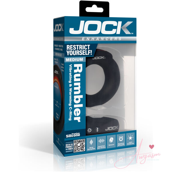Rumbler Vibrating & Warming C-Ring - 1.8" - Image 7