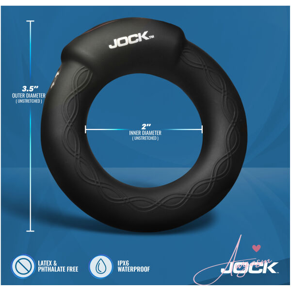 Rumbler Vibrating & Warming C-Ring - 2" - Image 5