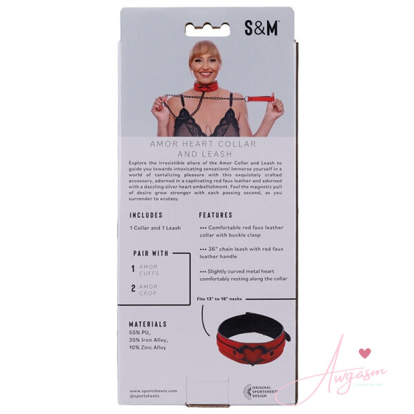 S&M Amor Collar and Leash - Image 3