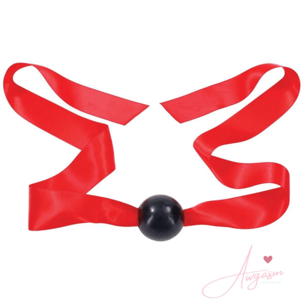 S&M Amor Satin Ball Gag - Image 2