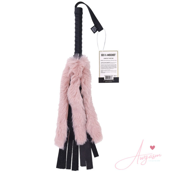 S&M Brat Faux Fur Flogger - Image 3