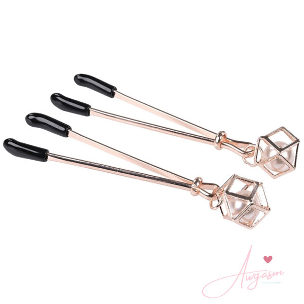 S&M Brat Pearl Nipple Clips - Image 3