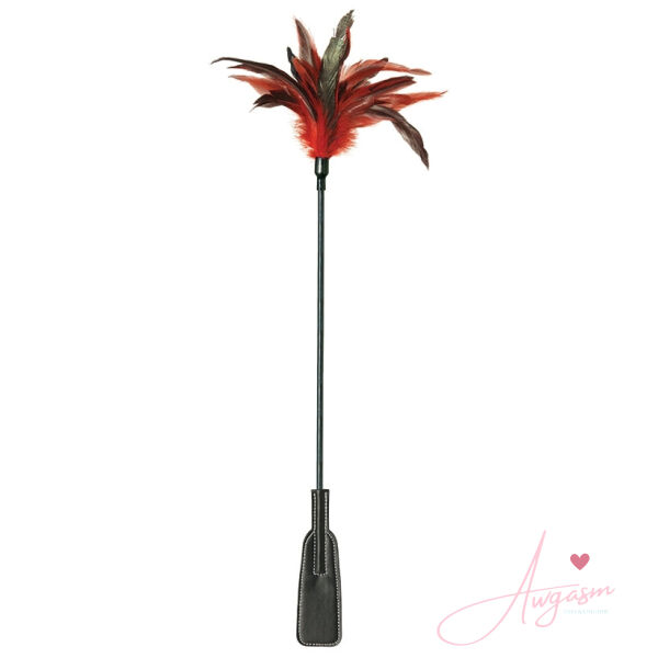 S&M Feather Slapper-Red/Black - Image 2