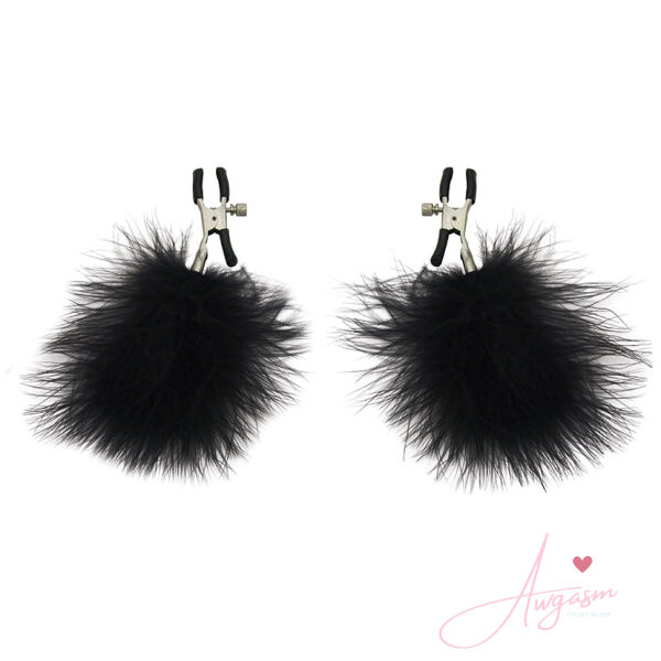 S&M Feathered Nipple Clamps - Image 2