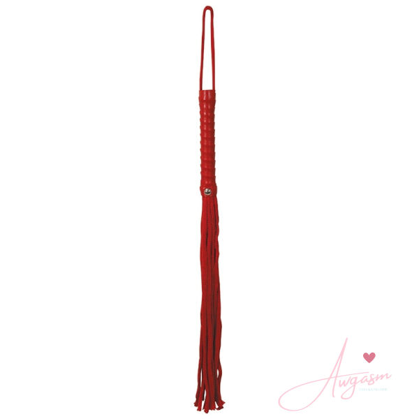 S&M Red Rope Flogger - Image 2