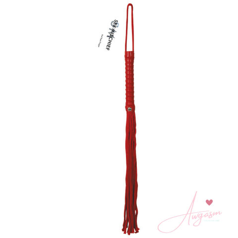 S&M Red Rope Flogger