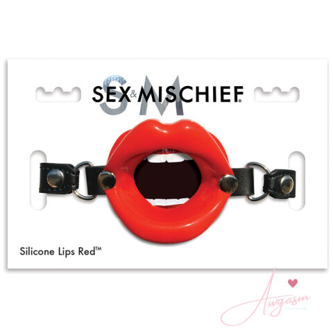 S&M Silicone Lips-Red
