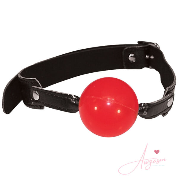 S&M Solid Red Ball Gag - Image 2