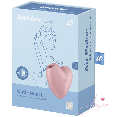 Satisfyer Cutie Heart-Light Red